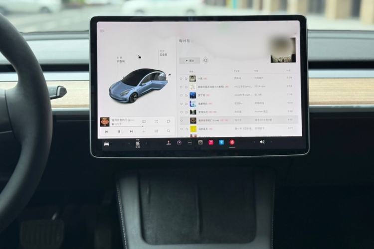 Used Tesla Model 3 2021 Revised Version Standard Range Rear-Wheel Drive Upgraded Edition 3D1 Interior 9