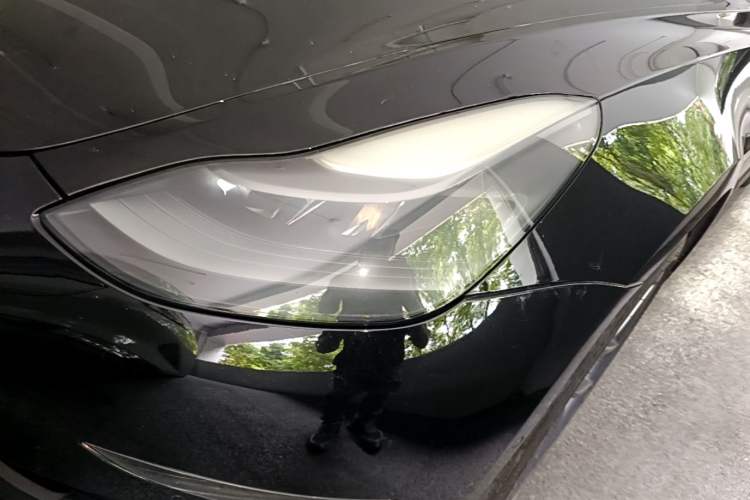 Used Tesla Model 3 2021 Performance High-Performance All-Wheel-Drive Version Left Front Headlight
