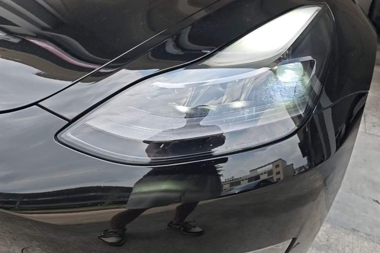 Used Tesla Model 3 2021 Performance High-Performance All-Wheel-Drive Version Left Front Headlight