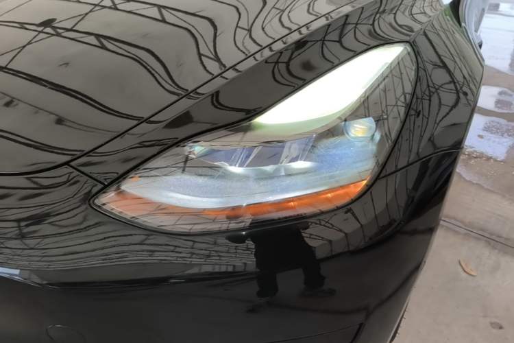 Used Tesla Model 3 2021 Revised Version Standard Range Rear-Wheel Drive Upgraded Edition 3D1 Left Front Headlight