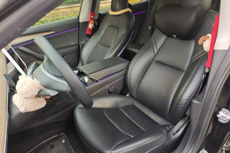 Used Tesla Model 3 2021 Performance High-Performance All-Wheel-Drive Version Left Front Seat