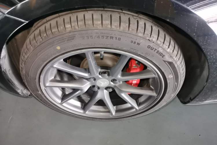 Used Tesla Model 3 2021 Revised Version Standard Range Rear-Wheel Drive Upgraded Edition 3D1 Left Front Wheel Hub