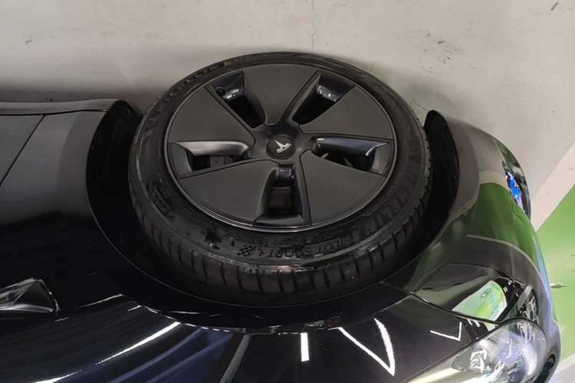 Used Tesla Model 3 2021 Revised Version Standard Range Rear-Wheel Drive Upgraded Edition 3D1 Left Front Wheel Hub