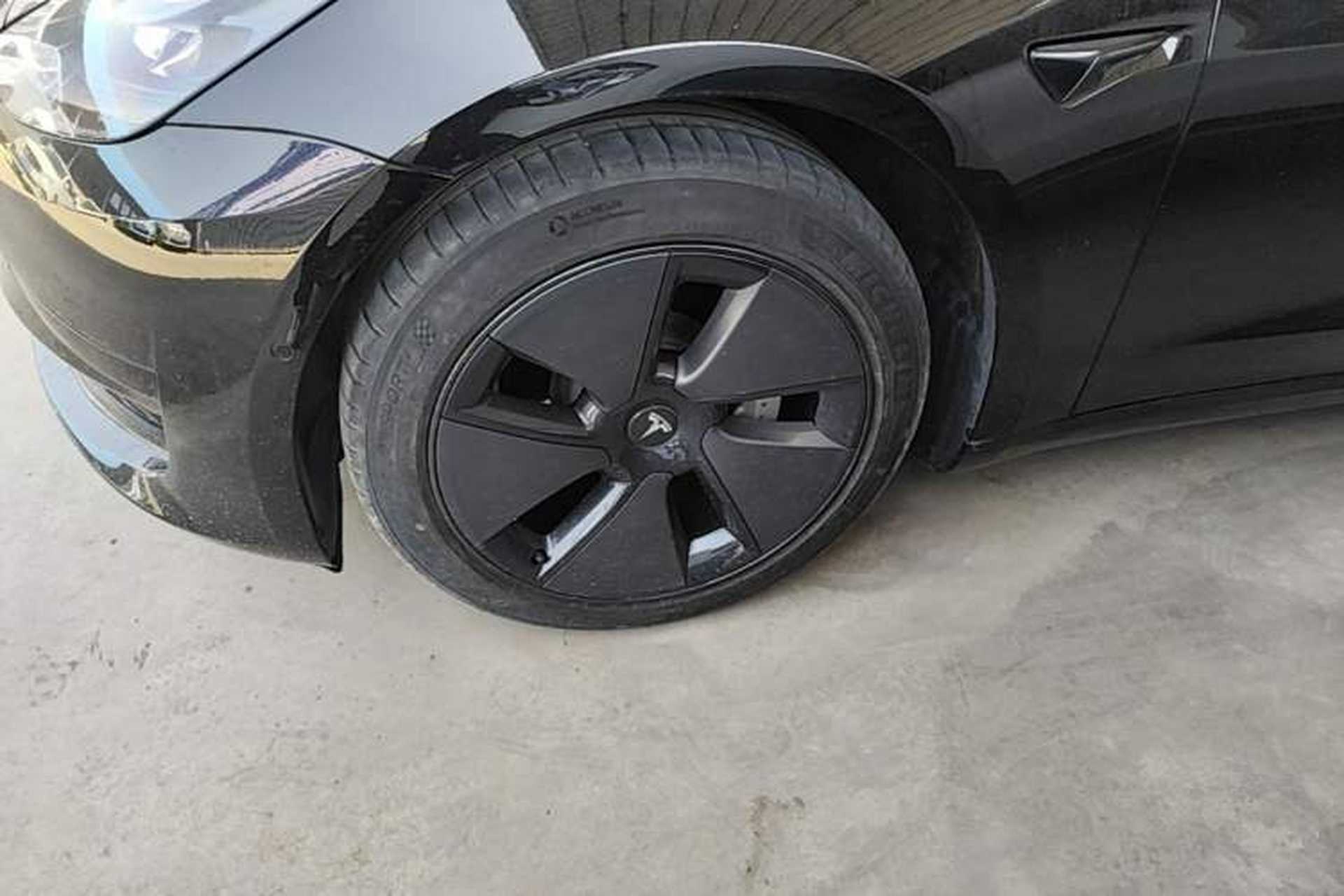 Used Tesla Model 3 2021 Standard Range Rear-Wheel Drive Upgraded Version 3D6 Left Front Wheel Hub