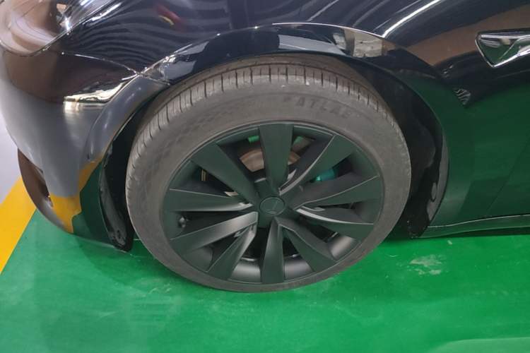 Used Tesla Model 3 2021 Standard Range Rear-Drive Upgraded Version Left Front Wheel Hub