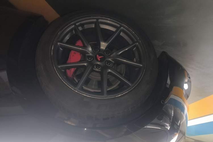 Used Tesla Model 3 2021 Revised Version Standard Range Rear-Wheel Drive Upgraded Edition 3D1 Left Front Wheel Hub