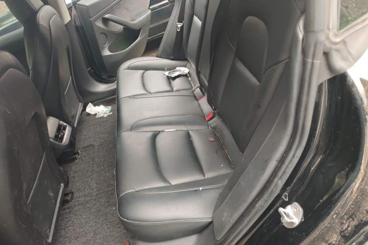 Used Tesla Model 3 2021 Standard Range Rear-Wheel Drive Upgraded Version 3D6 Left Rear Seat