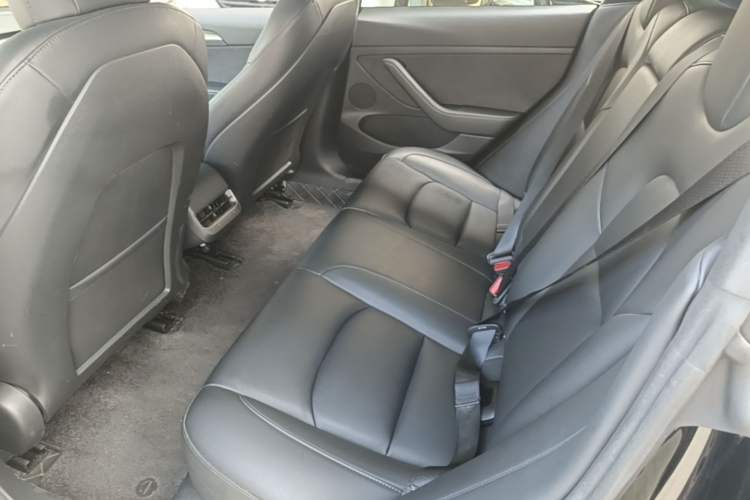 Used Tesla Model 3 2021 Revised Version Standard Range Rear-Wheel Drive Upgraded Edition 3D1 Left Rear Seat