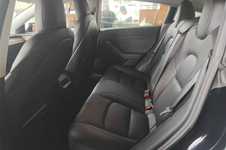 Used Tesla Model 3 2021 Standard Range Rear-Wheel Drive Upgraded Version 3D6 Left Rear Seat