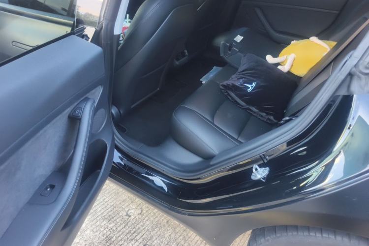 Used Tesla Model 3 2021 Performance High-Performance All-Wheel-Drive Version Left Rear Seat
