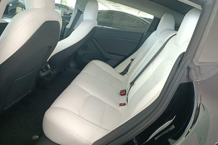 Used Tesla Model 3 2021 Standard Range Rear-Wheel Drive Upgraded Version 3D6 Left Rear Seat