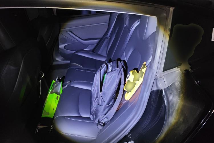 Used Tesla Model 3 2021 Standard Range Rear-Wheel Drive Upgraded Version 3D6 Left Rear Seat