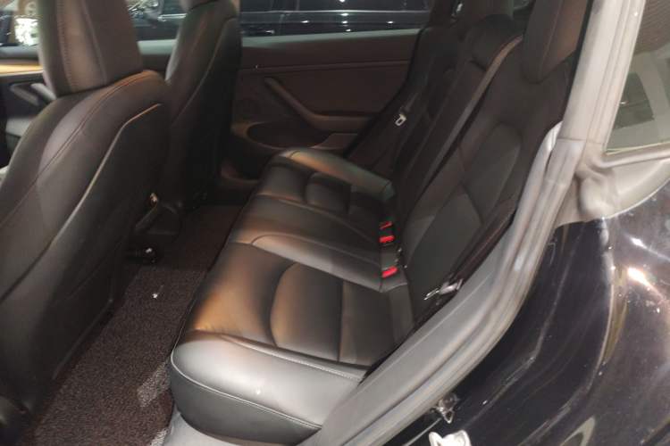 Used Tesla Model 3 2021 Performance High-Performance All-Wheel-Drive Version Left Rear Seat
