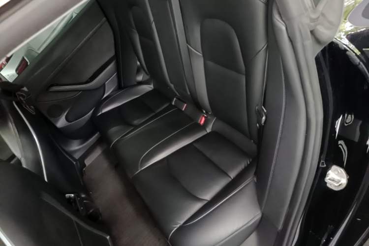 Used Tesla Model 3 2021 Performance High-Performance All-Wheel-Drive Version Left Rear Seat