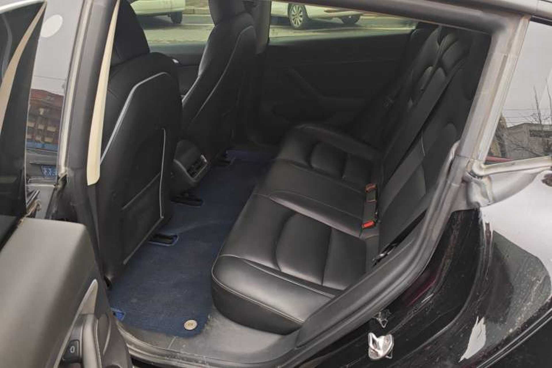 Used Tesla Model 3 2021 Standard Range Rear-Wheel Drive Upgraded Version 3D6 Left Rear Seat