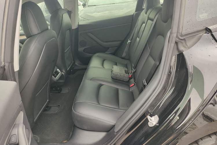 Used Tesla Model 3 2021 Revised Version Standard Range Rear-Wheel Drive Upgraded Edition 3D1 Left Rear Seat
