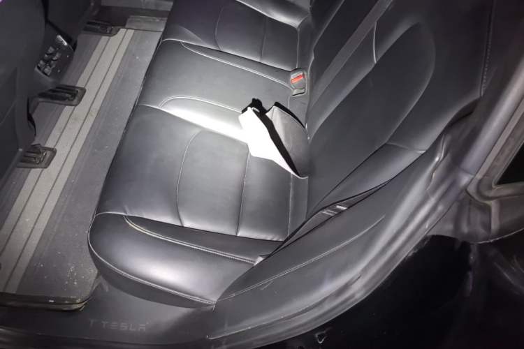 Used Tesla Model 3 2021 Performance High-Performance All-Wheel-Drive Version Left Rear Seat