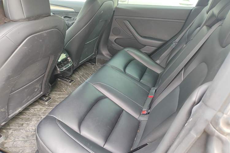 Used Tesla Model 3 2021 Revised Version Standard Range Rear-Wheel Drive Upgraded Edition 3D1 Left Rear Seat