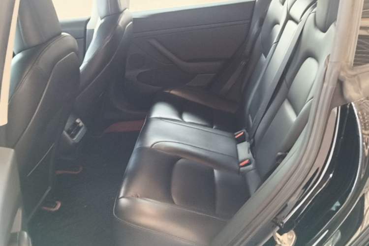 Used Tesla Model 3 2021 Revised Performance Version with All-Wheel Drive 3D1 Left Rear Seat