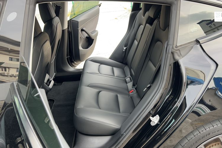 Used Tesla Model 3 2021 Performance High-Performance All-Wheel-Drive Version Left Rear Seat