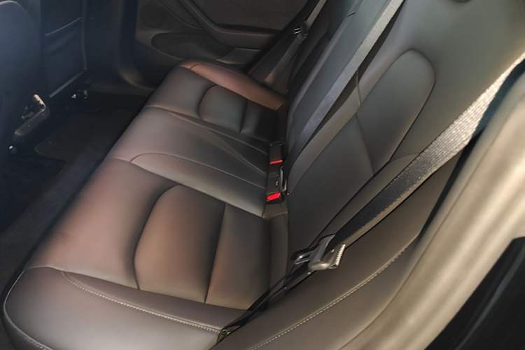 Used Tesla Model 3 2021 Revised Performance Version with All-Wheel Drive 3D1 Left Rear Seat