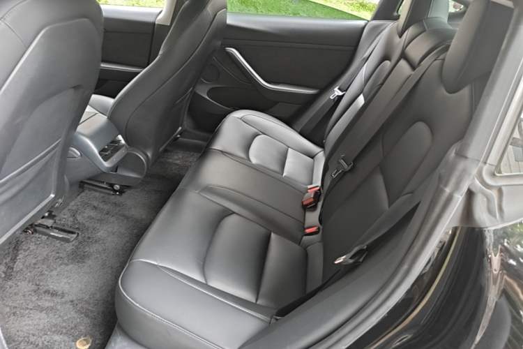 Used Tesla Model 3 2021 Revised Version Standard Range Rear-Wheel Drive Upgraded Edition 3D1 Left Rear Seat
