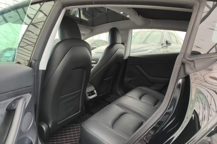 Used Tesla Model 3 2021 Revised Version Standard Range Rear-Wheel Drive Upgraded Edition 3D1 Left Rear Seat