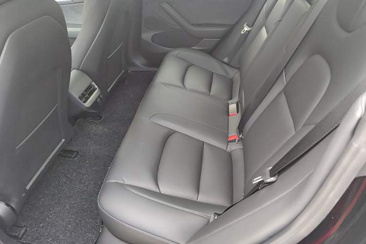 Used Tesla Model 3 2021 Performance High-Performance All-Wheel-Drive Version Left Rear Seat