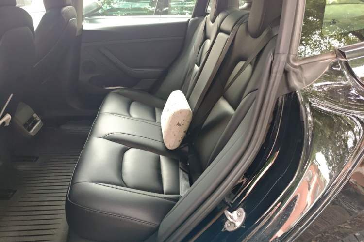Used Tesla Model 3 2021 Revised Version II – Performance High-Performance All-Wheel-Drive Edition Left Rear Seat