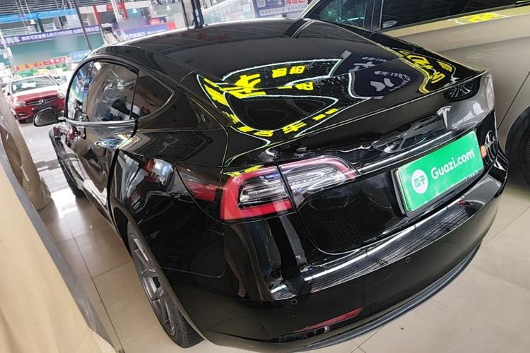 Used Tesla Model 3 2021 Revised Version Standard Range Rear-Wheel Drive Upgraded Edition 3D1 Rear Left 45 Deg