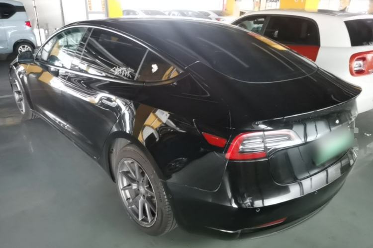 Used Tesla Model 3 2021 Revised Version Standard Range Rear-Wheel Drive Upgraded Edition 3D1 Rear Left 45 Deg