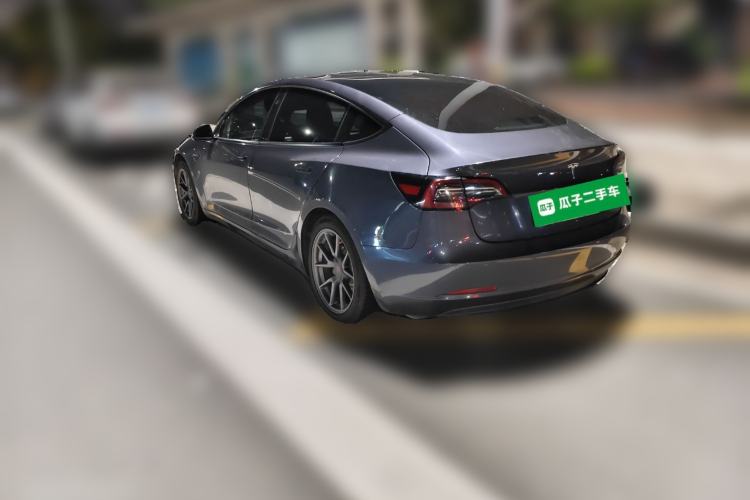 Used Tesla Model 3 2021 Standard Range Rear-Drive Upgraded Version Rear Left 45 Deg