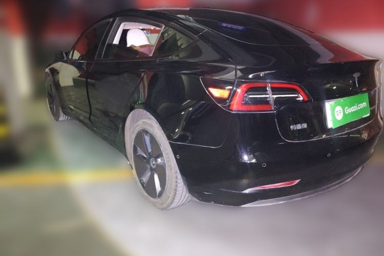 Used Tesla Model 3 2021 Standard Range Rear-Wheel Drive Upgraded Version 3D6 Rear Left 45 Deg