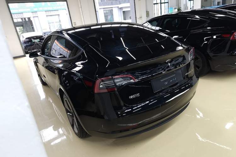 Used Tesla Model 3 2021 Revised Version Standard Range Rear-Wheel Drive Upgraded Edition 3D1 Rear Left 45 Deg