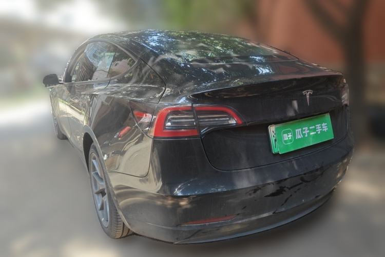 Used Tesla Model 3 2021 Standard Range Rear-Wheel Drive Upgraded Version 3D6 Rear Left 45 Deg