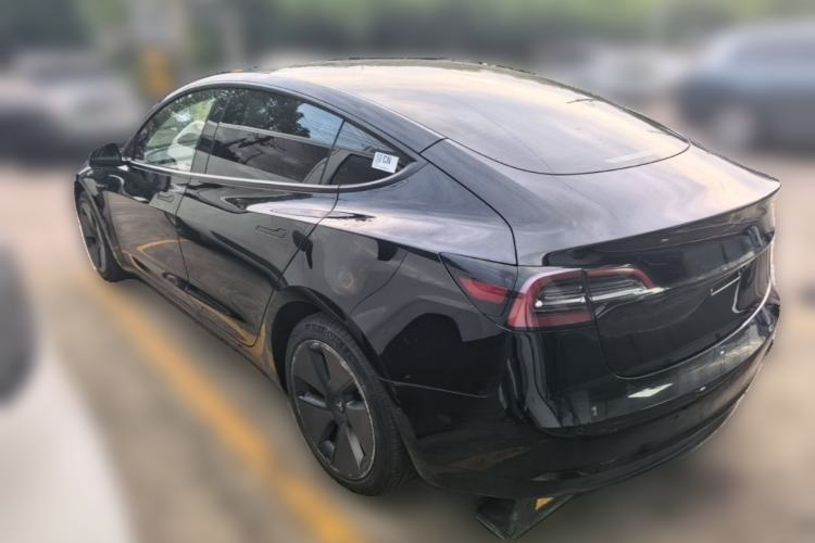 Used Tesla Model 3 2021 Standard Range Rear-Drive Upgraded Version Rear Left 45 Deg