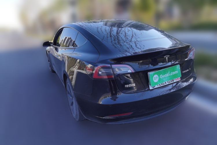 Used Tesla Model 3 2021 Standard Range Rear-Drive Upgraded Version Rear Left 45 Deg