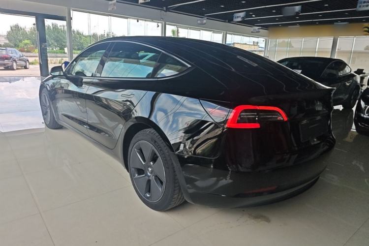 Used Tesla Model 3 2021 Standard Range Rear-Drive Upgraded Version Rear Left 45 Deg