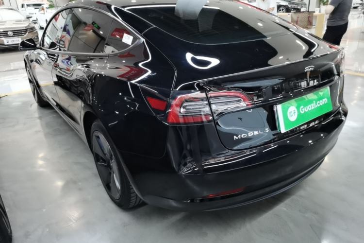 Used Tesla Model 3 2021 Standard Range Rear-Drive Upgraded Version Rear Left 45 Deg