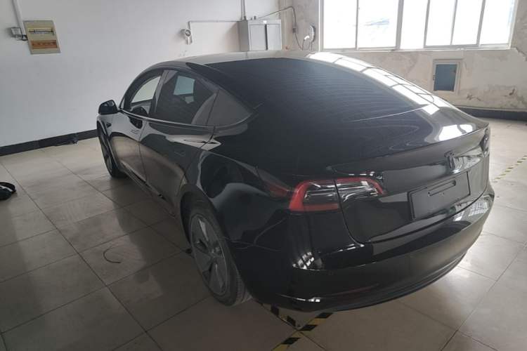 Used Tesla Model 3 2021 Standard Range Rear-Drive Upgraded Version Rear Left 45 Deg