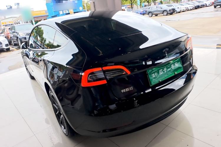 Used Tesla Model 3 2021 Standard Range Rear-Wheel Drive Upgraded Version 3D6 Rear Left 45 Deg