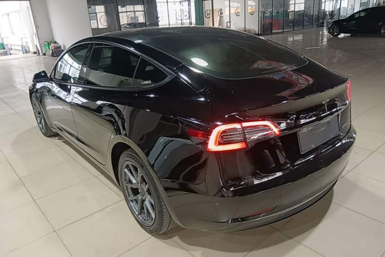 Used Tesla Model 3 2021 Standard Range Rear-Wheel Drive Upgraded Version 3D6 Rear Left 45 Deg