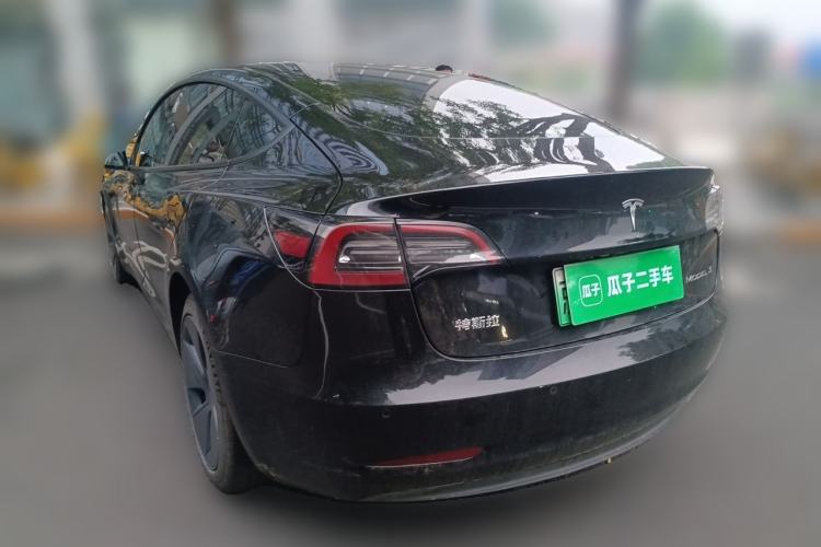 Used Tesla Model 3 2021 Revised Version Standard Range Rear-Wheel Drive Upgraded Edition 3D1 Rear Left 45 Deg