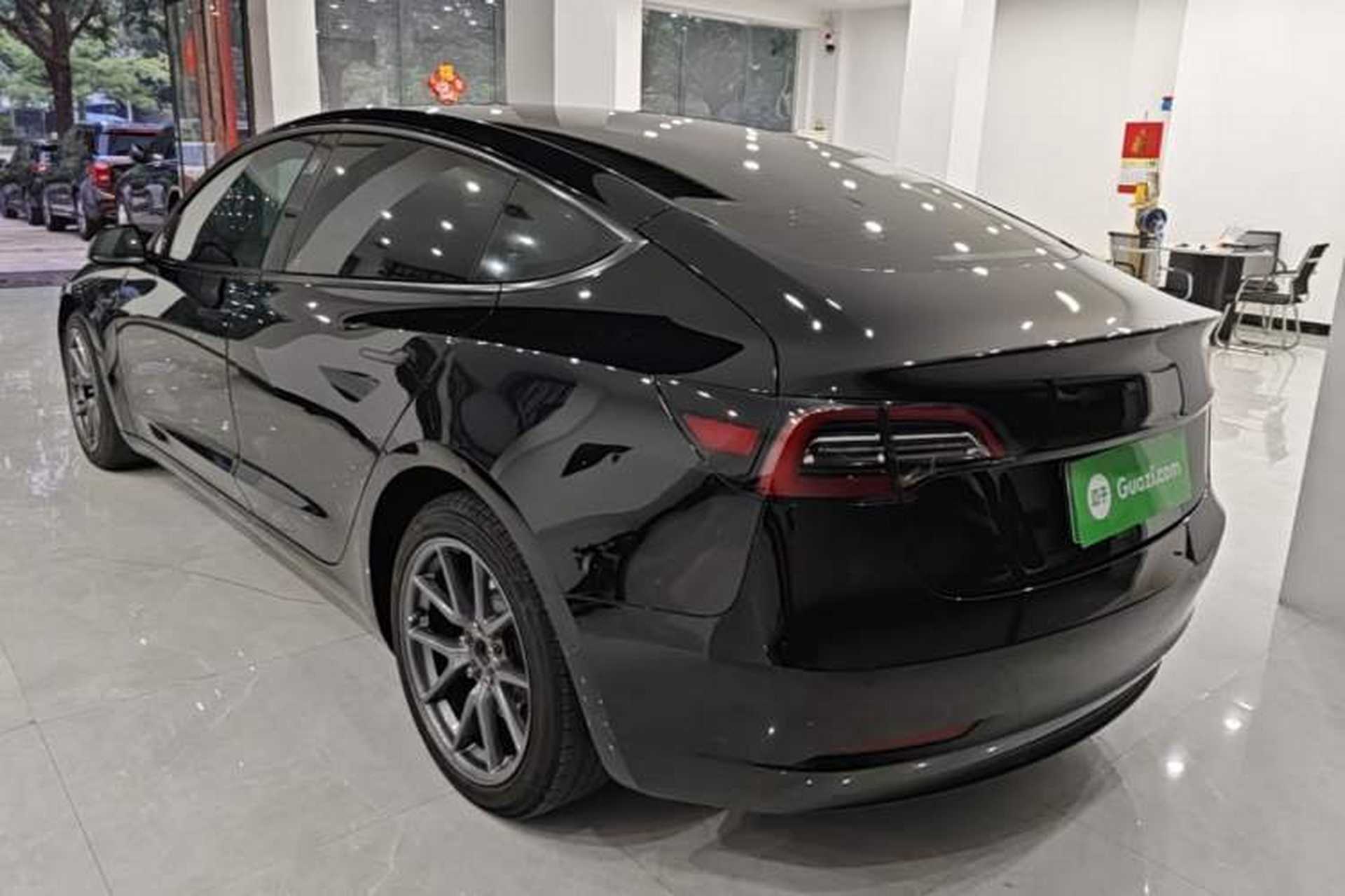 Used Tesla Model 3 2021 Standard Range Rear-Drive Upgraded Version Rear Left 45 Deg