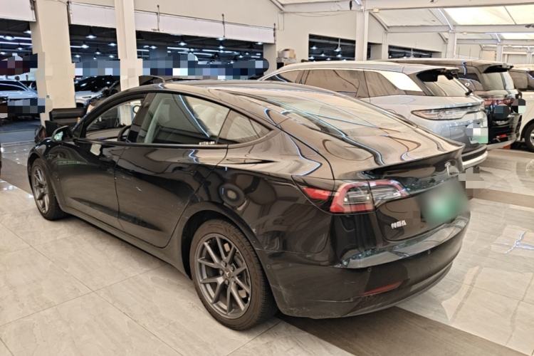 Used Tesla Model 3 2021 Standard Range Rear-Wheel Drive Upgraded Version 3D6 Rear Left 45 Deg