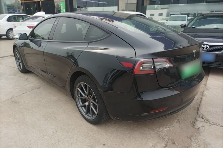 Used Tesla Model 3 2021 Standard Range Rear-Drive Upgraded Version Rear Left 45 Deg