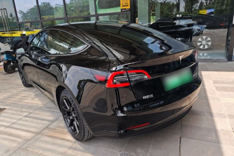Used Tesla Model 3 2021 Standard Range Rear-Wheel Drive Upgraded Version 3D6 Rear Left 45 Deg
