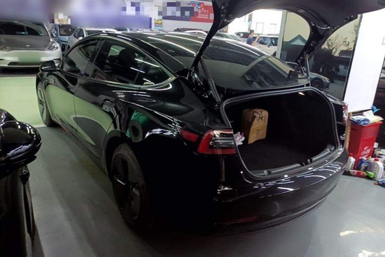 Used Tesla Model 3 2021 Standard Range Rear-Drive Upgraded Version Rear Left 45 Deg