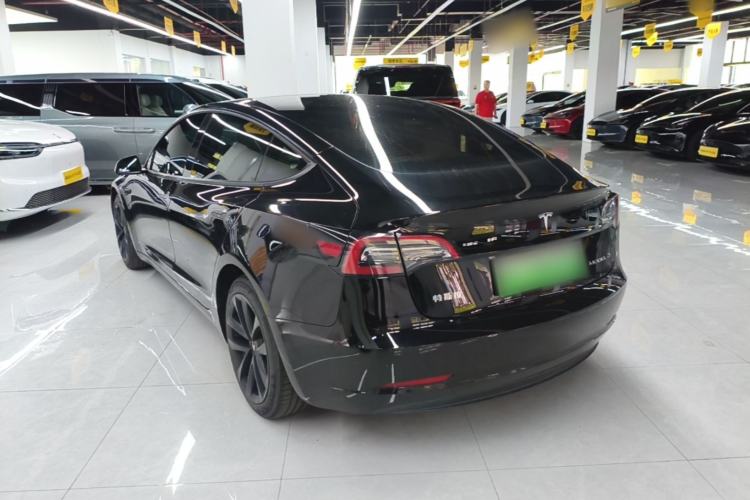 Used Tesla Model 3 2021 Standard Range Rear-Drive Upgraded Version Rear Left 45 Deg