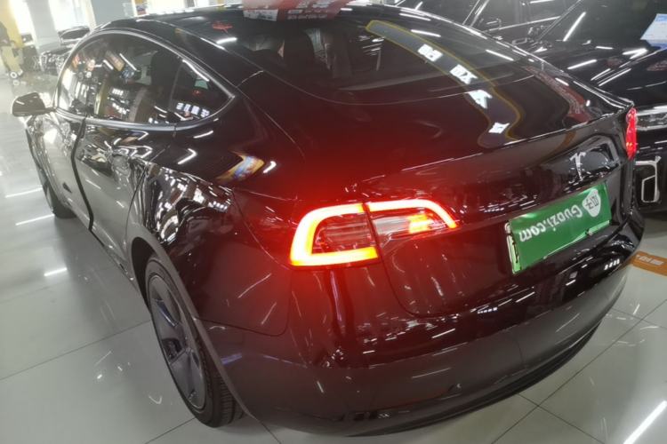 Used Tesla Model 3 2021 Standard Range Rear-Wheel Drive Upgraded Version 3D6 Rear Left 45 Deg